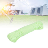 Maxbell Paracord Heavy Duty Multifunctional Tent Rope for Boating Garden Backpacking Green