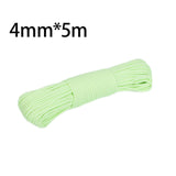 Maxbell Paracord Heavy Duty Multifunctional Tent Rope for Boating Garden Backpacking Green