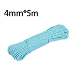 Maxbell Paracord Heavy Duty Multifunctional Tent Rope for Boating Garden Backpacking Light Blue