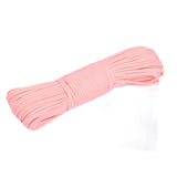 Maxbell Paracord Heavy Duty Multifunctional Tent Rope for Boating Garden Backpacking Pink