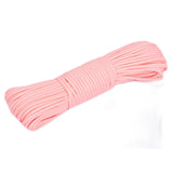 Maxbell Paracord Heavy Duty Multifunctional Tent Rope for Boating Garden Backpacking Pink