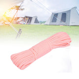 Maxbell Paracord Heavy Duty Multifunctional Tent Rope for Boating Garden Backpacking Pink