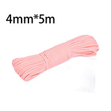 Maxbell Paracord Heavy Duty Multifunctional Tent Rope for Boating Garden Backpacking Pink