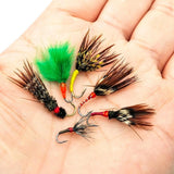 Maxbell 12Pcs Fly Fishing Lures Trout Lures Fishing Baits for Bluegill Perch Snapper