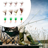 Maxbell 12Pcs Fly Fishing Lures Trout Lures Fishing Baits for Bluegill Perch Snapper