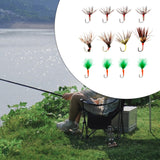 Maxbell 12Pcs Fly Fishing Lures Trout Lures Fishing Baits for Bluegill Perch Snapper