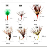 Maxbell 12Pcs Fly Fishing Lures Trout Lures Fishing Baits for Bluegill Perch Snapper