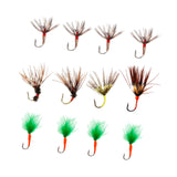 Maxbell 12Pcs Fly Fishing Lures Trout Lures Fishing Baits for Bluegill Perch Snapper