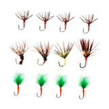 Maxbell 12Pcs Fly Fishing Lures Trout Lures Fishing Baits for Bluegill Perch Snapper