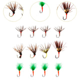 Maxbell 12Pcs Fly Fishing Lures Trout Lures Fishing Baits for Bluegill Perch Snapper