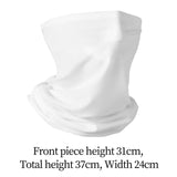 Maxbell with Ear Loops Polyester Fabric Windproof for Outdoor Activities Comfortable White