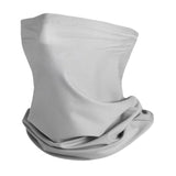 Maxbell with Ear Loops Polyester Fabric Windproof for Outdoor Activities Comfortable Light Gray