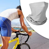 Maxbell with Ear Loops Polyester Fabric Windproof for Outdoor Activities Comfortable Light Gray