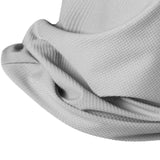 Maxbell with Ear Loops Polyester Fabric Windproof for Outdoor Activities Comfortable Light Gray