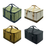 Maxbell Gas Tank Storage Bag Foldable Grill Carrying Bag for Traveling Hiking Travel Khaki