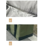 Maxbell Gas Tank Storage Bag Foldable Grill Carrying Bag for Traveling Hiking Travel Khaki