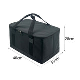 Maxbell Gas Tank Storage Bag Foldable Grill Carrying Bag for Traveling Hiking Travel Black