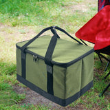 Maxbell Gas Tank Storage Bag Foldable Grill Carrying Bag for Traveling Hiking Travel Green