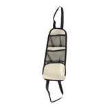 Maxbell Car Seat Side Organizer Storage Organizer Car Seat Storage Hanging Bag Drink Warm White