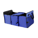 Maxbell Car Trunk Storage Box Waterproof Grocery Organizer for Outdoor Picnic Travel Blue