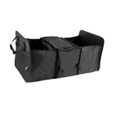 Maxbell Car Trunk Storage Box Waterproof Grocery Organizer for Outdoor Picnic Travel Black