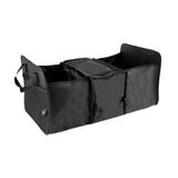 Maxbell Car Trunk Storage Box Waterproof Grocery Organizer for Outdoor Picnic Travel Black