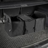 Maxbell Car Trunk Storage Box Waterproof Grocery Organizer for Outdoor Picnic Travel Black