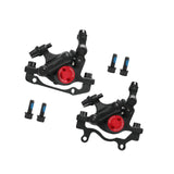 Maxbell Hydraulic Disc Brakes Set Line Pull for Mountain Bike Cycling Electric Bikes Black