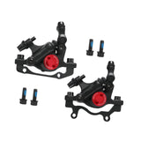 Maxbell Hydraulic Disc Brakes Set Line Pull for Mountain Bike Cycling Electric Bikes Black