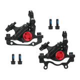 Maxbell Hydraulic Disc Brakes Set Line Pull for Mountain Bike Cycling Electric Bikes Black