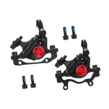 Maxbell Hydraulic Disc Brakes Set Line Pull for Mountain Bike Cycling Electric Bikes Black