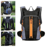 Maxbell Cycling Backpack Daypack Sports Backpack for Mountain Biking Climbing Riding Orange