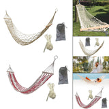 Maxbell Camping Hammock Heavy Duty Folding Hammock for Beach Patio Backyard Lounging White