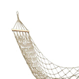 Maxbell Camping Hammock Heavy Duty Folding Hammock for Beach Patio Backyard Lounging White