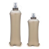 Maxbell Foldable TPU Soft Flask Water Bottle with Mouthpeice Cover for Outdoor Sport 500ml