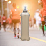 Maxbell Foldable TPU Soft Flask Water Bottle with Mouthpeice Cover for Outdoor Sport 250ml