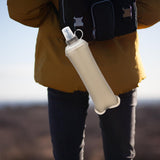 Maxbell Foldable TPU Soft Flask Water Bottle with Mouthpeice Cover for Outdoor Sport 250ml