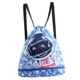 Maxbell Wet and Dry Swimming Bag Sturdy Easy Carrying for Boys Girls Children Travel Blue