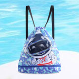 Maxbell Wet and Dry Swimming Bag Sturdy Easy Carrying for Boys Girls Children Travel Blue