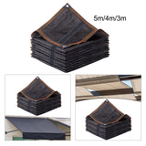 Maxbell Netting Mesh Awning Cover Easy to Install Shade Cloth for Beach Outdoor Yard 300cmx500cm