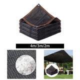 Maxbell Sunblock Shade Cloth Mesh Tarp Sun Shade Cloth for Balcony Chicken Coop Farm 2mx4m