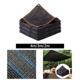 Maxbell Sunblock Shade Cloth Mesh Tarp Sun Shade Cloth for Balcony Chicken Coop Farm 2mx4m
