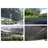 Maxbell Sunblock Shade Cloth Mesh Tarp Sun Shade Cloth for Balcony Chicken Coop Farm 2mx3m