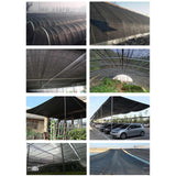 Maxbell Sunblock Shade Cloth Mesh Tarp Sun Shade Cloth for Balcony Chicken Coop Farm 2mx2m