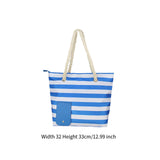 Maxbell Wine Carrier Zipper Closure Lady Wine Cooler Bag for Outdoor Dinner Camping Blue