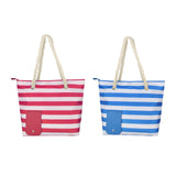 Maxbell Wine Carrier Zipper Closure Lady Wine Cooler Bag for Outdoor Dinner Camping Blue