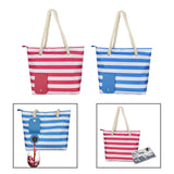 Maxbell Wine Carrier Zipper Closure Lady Wine Cooler Bag for Outdoor Dinner Camping Blue