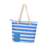 Maxbell Wine Carrier Zipper Closure Lady Wine Cooler Bag for Outdoor Dinner Camping Blue