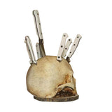 Maxbell Gothic Skull Knife Holder Convenient Knife Block for Kitchen Party Household