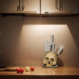 Maxbell Gothic Skull Knife Holder Convenient Knife Block for Kitchen Party Household